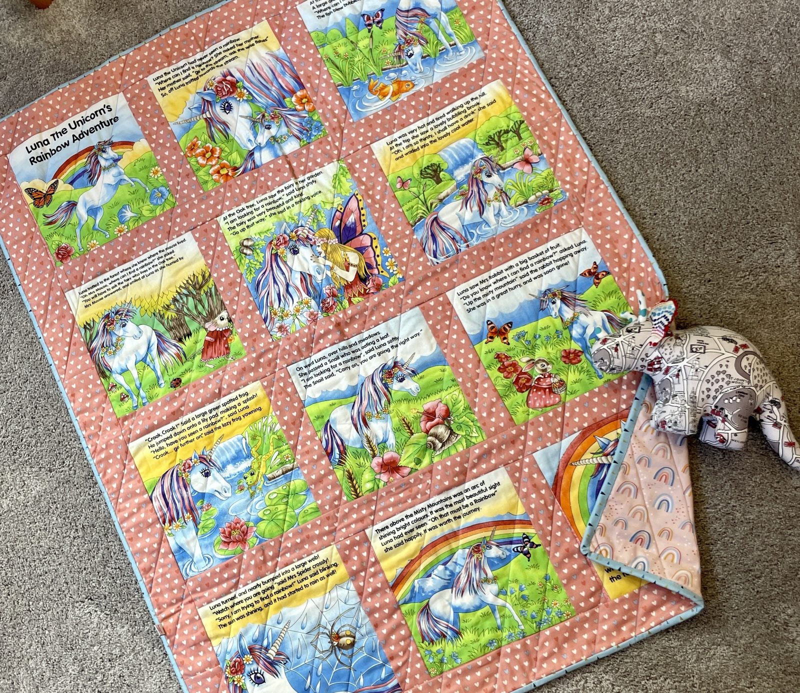 book quilt