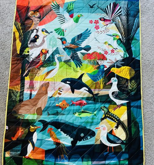 NZ Sea and Land Quilt