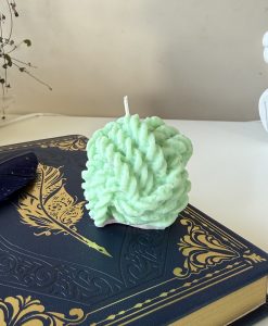 Soy was hand-poured candle