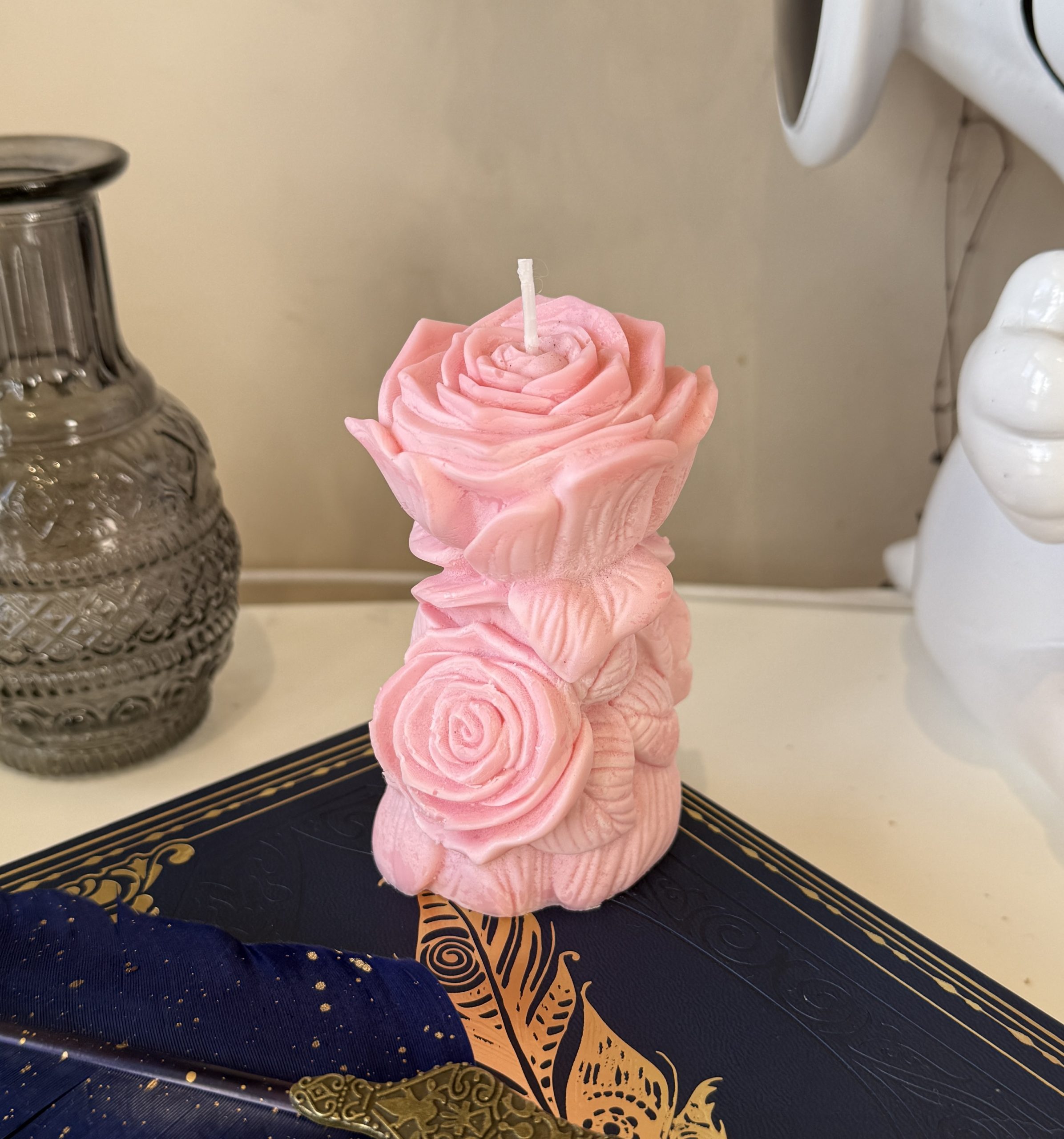 Soy wax hand poured candle